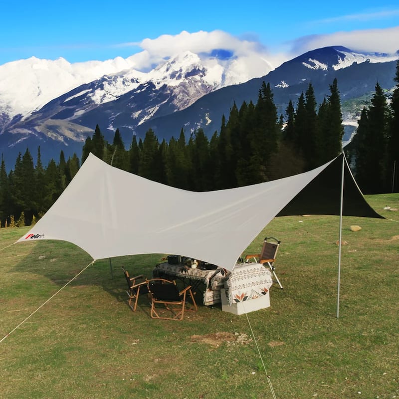 Camping Tent Tarp Waterproof Sun Shade Canopy