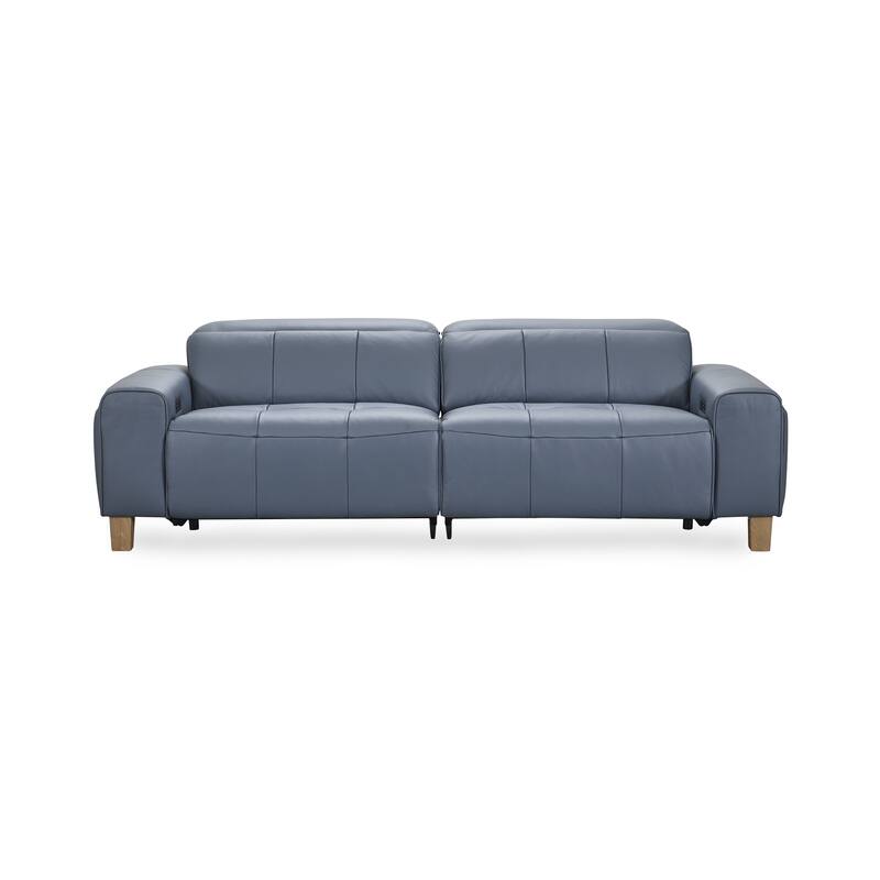 Classic Home Alea Zero Gravity Power Recliner Upholstered Leather Sofa