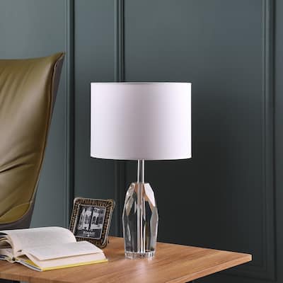19 In. Dodecahedron Crystal Prism Table Lamp