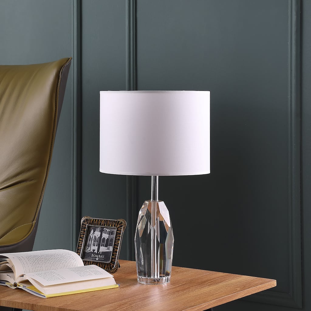 19 In. Dodecahedron Crystal Prism Table Lamp