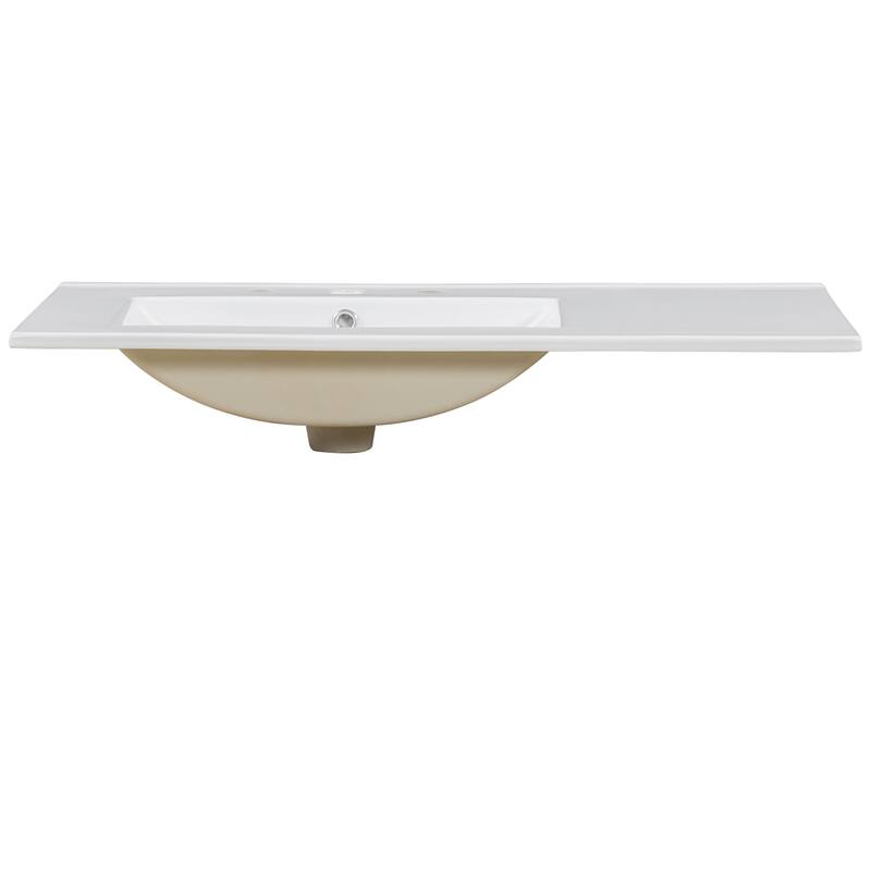36" Wood Bathroom Vanity,2 Soft Close Doors,3 Soft Close Drawers, Adjustable Shelf, Modern Storage Cabinet
