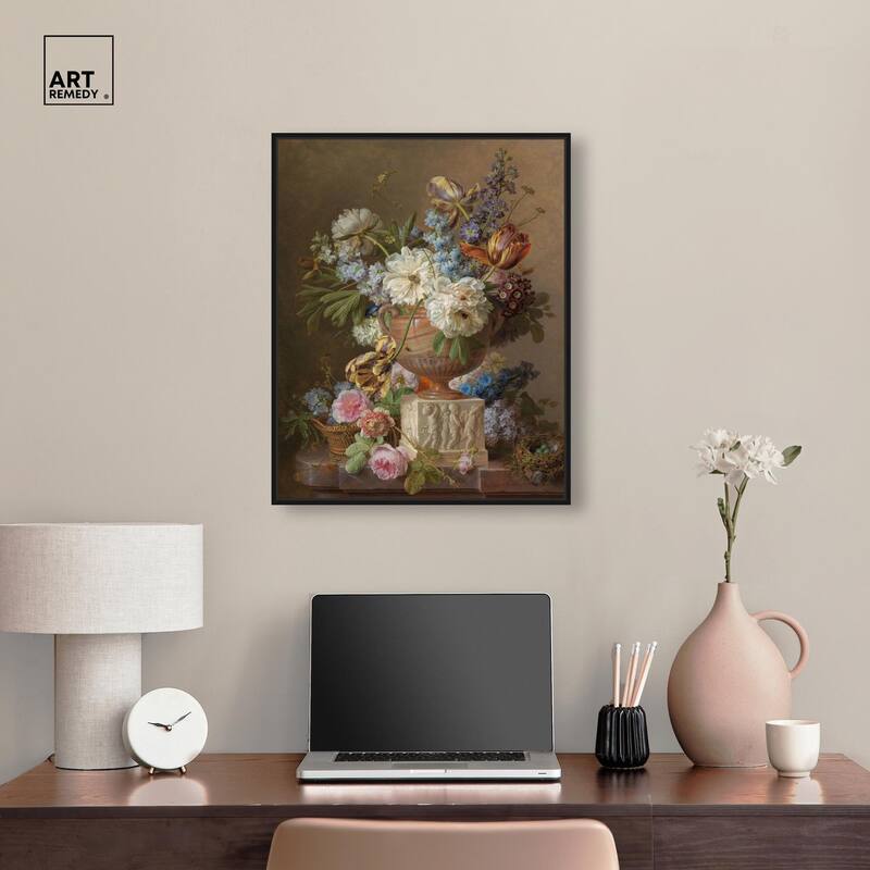 Alabaster Vase 1783 Canvas by Art Remedy