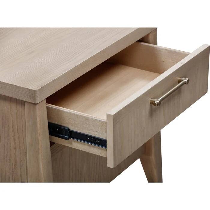 Linwood Modern Simplistic Design Bedroom Set (Bed + Two Nightstand)