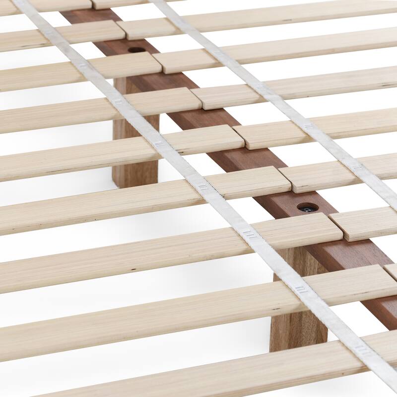 Classic Home Jensen Mango Wood Bed in Light Brown