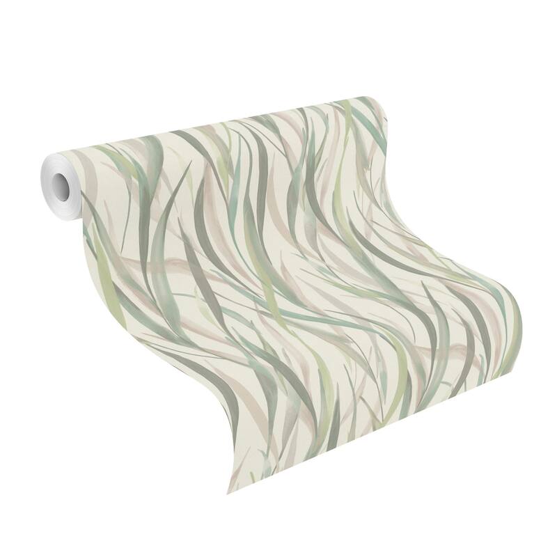 Rasch Sway Light Green Botanical Wallpaper