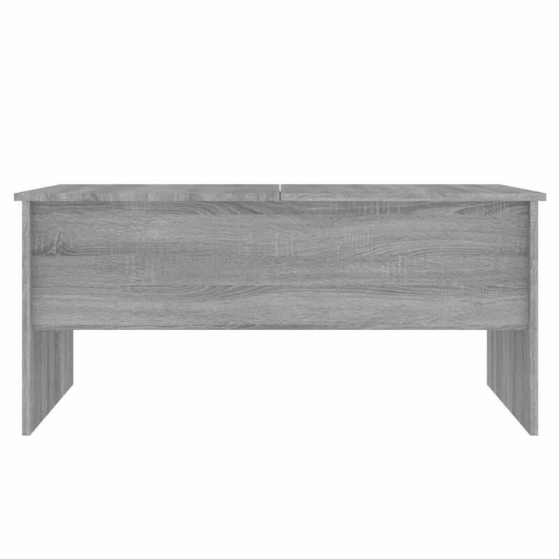 vidaXL Coffee Table Lift Top End Table Accent Side Sofa Table Engineered Wood - 40.2" x 19.9" x 18.3"