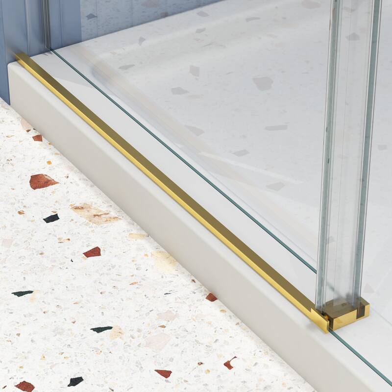Glass shower door, sliding door