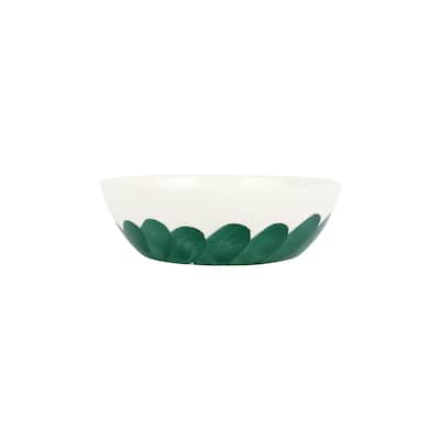 viva by VIETRI Lisbon Green Brushstroke Cereal Bowl