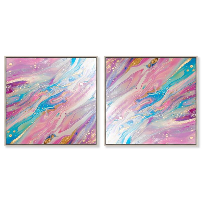 Cherry Lemon Drink Canvas by Art Remedy - 10" x 15" - White