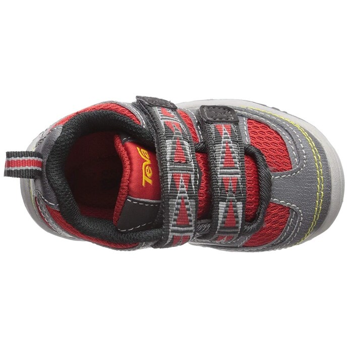 Teva Kids Cartwheel Dkgry//Red Lea//MSH-K Sandal
