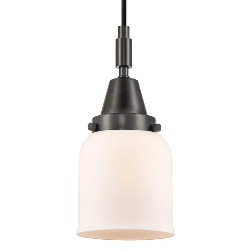 Innovations Lighting 447-1P-G51 Bell 5" Wide Mini Pendant with Matte - Matte Black