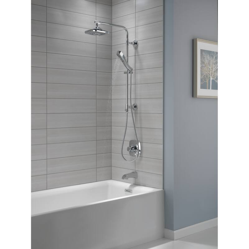 Delta Emerge 26" Round Shower Column with Hose and Integrated Diverter