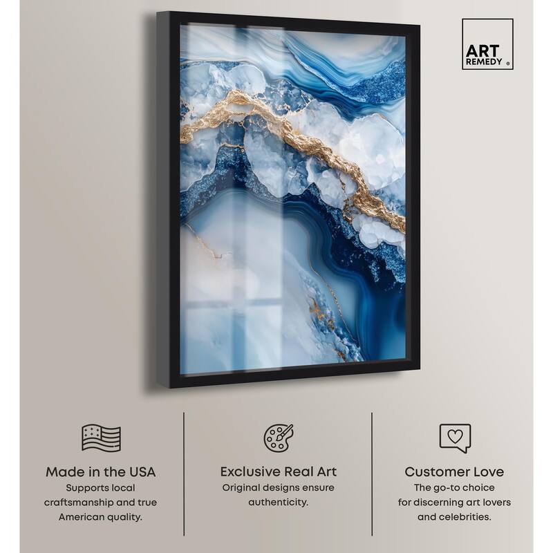 Molten Topaz II Shadowbox by Art Remedy