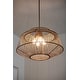 preview thumbnail 7 of 9, Hunter Brookhollow Rattan Pendant - Kitchen Island, Dining Room, Foyer - Casual, Modern, Transitional, Geometric - Designer!