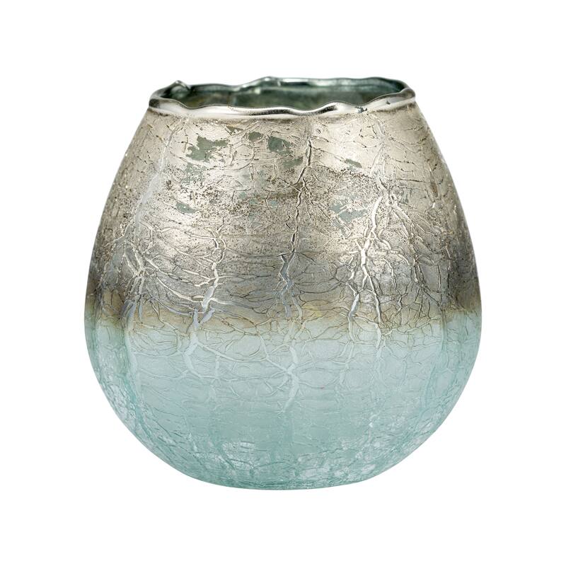Sagebrook Home Elegant Glass Votive Candle Holder, Ideal for Serene Ambiance, Perfect for Harmonious Home Decor