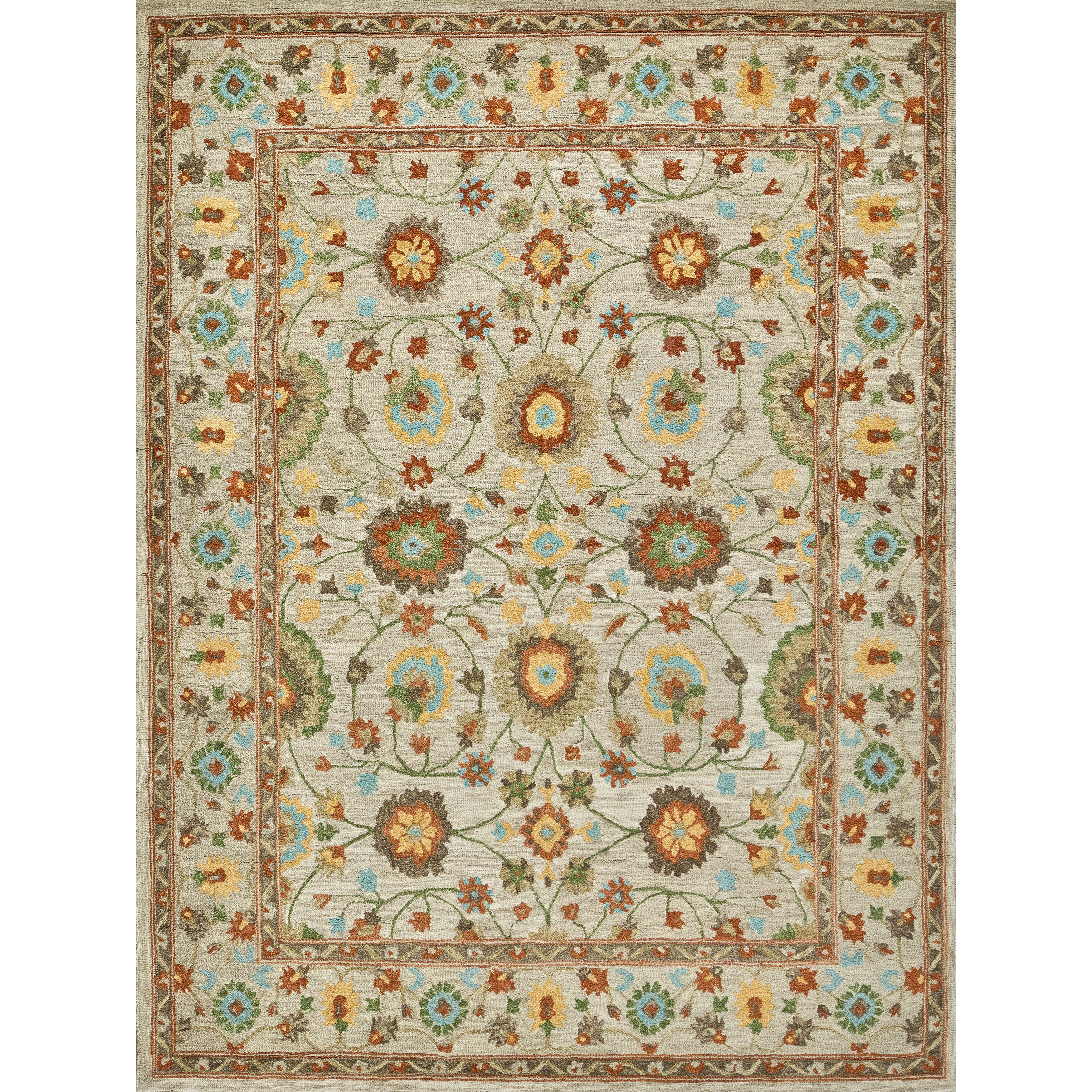 Newport hand-tufted New Zealand Wool Beige Area Rug