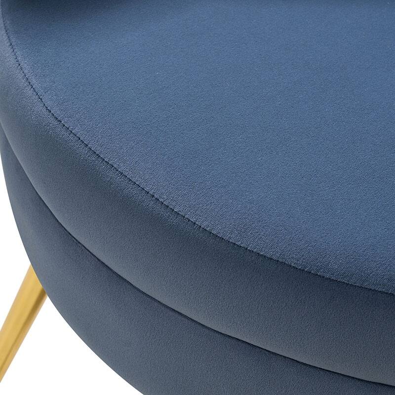 Xabier Cute Modern Upholstered Barrel Chair Accent Chair with Tufted Back by HULALA HOME