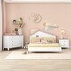 preview thumbnail 12 of 44, 3-Pieces Bedroom Sets, Platform Bed Frame with Nightstand & Storage Dresser, No Box Spring Needed, Easy Assembly