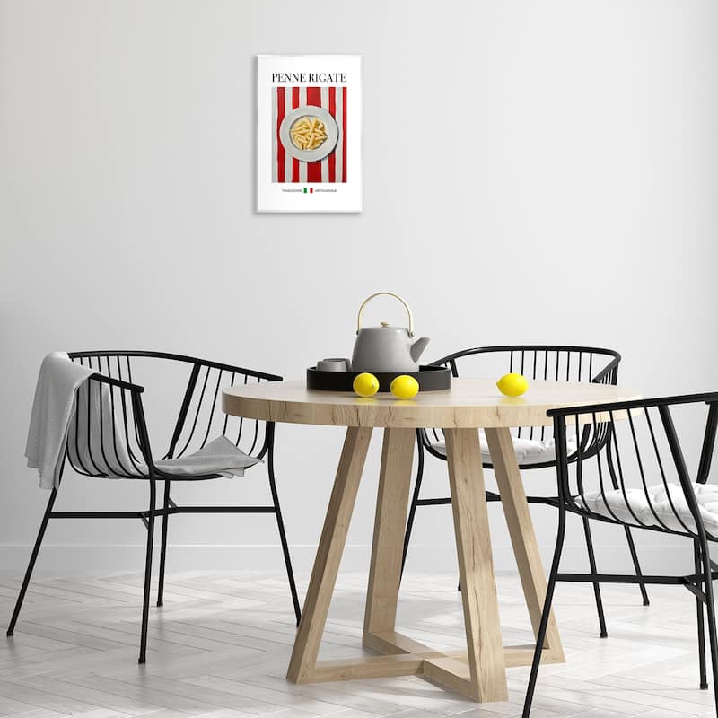 Stupell Traditional Penne Rigate Pasta Wall Plaque Art Design By Andreas Magnusson