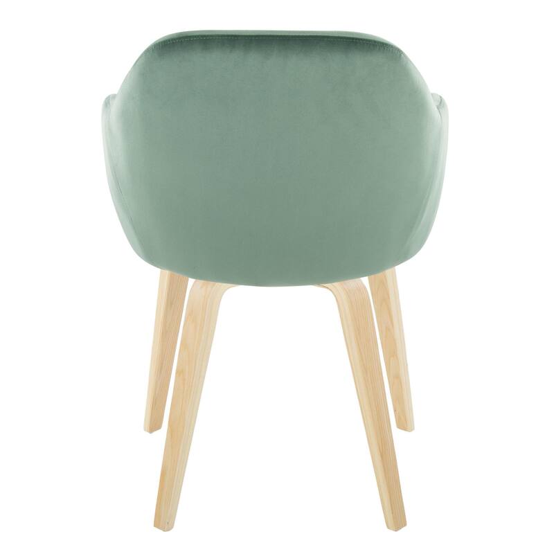 Porch & Den Beckett Dining Chair with Bent Wood Legs (Set of 2)