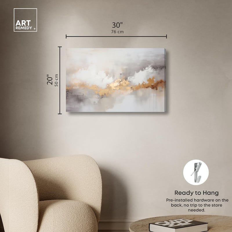 Cloudborn Glow I Canvas by Art Remedy, Gallery Wrapped