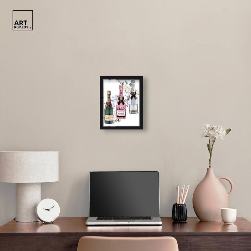 Doll Memories - Champagne Floral Shadowbox by Art Remedy