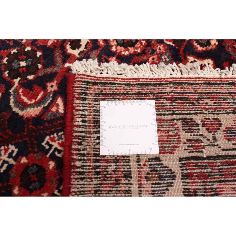 ECARPETGALLERY Hand-knotted Andelz Dark Navy Wool Rug - 3'4 x 10'8