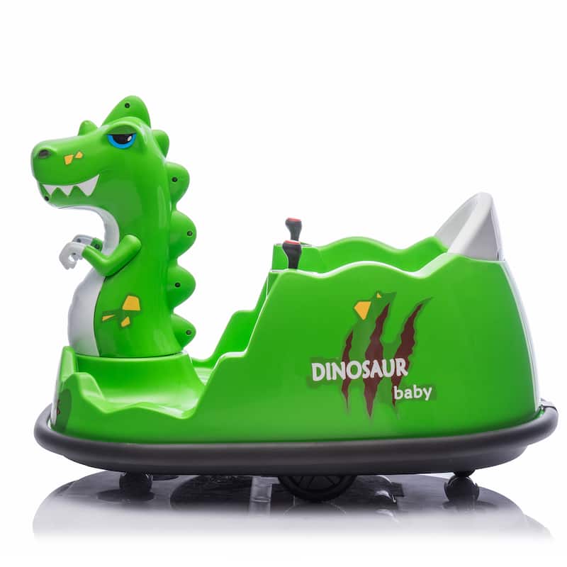 12V Kids Ride On Bumper Car W/Parents Control,360 Degree Rotation,Safety Anti-Collision Strip,For Kids 2-5.