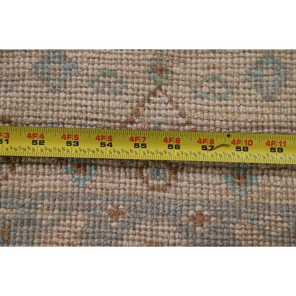 Geometric Oushak Turkish Oriental Rug Handmade Traditional Wool - 2'0 ...