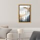 preview thumbnail 19 of 20, Oliver Gal 'Yali Majestic' Abstract Wall Art Framed Canvas Print Paint - Brown, Gray 10 x 15 - Gold