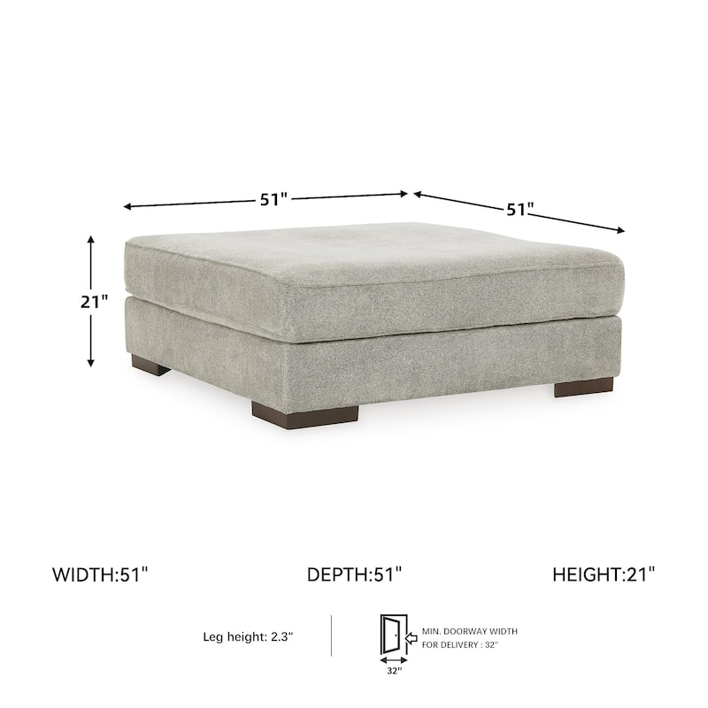 Bayless Oversized Accent Ottoman