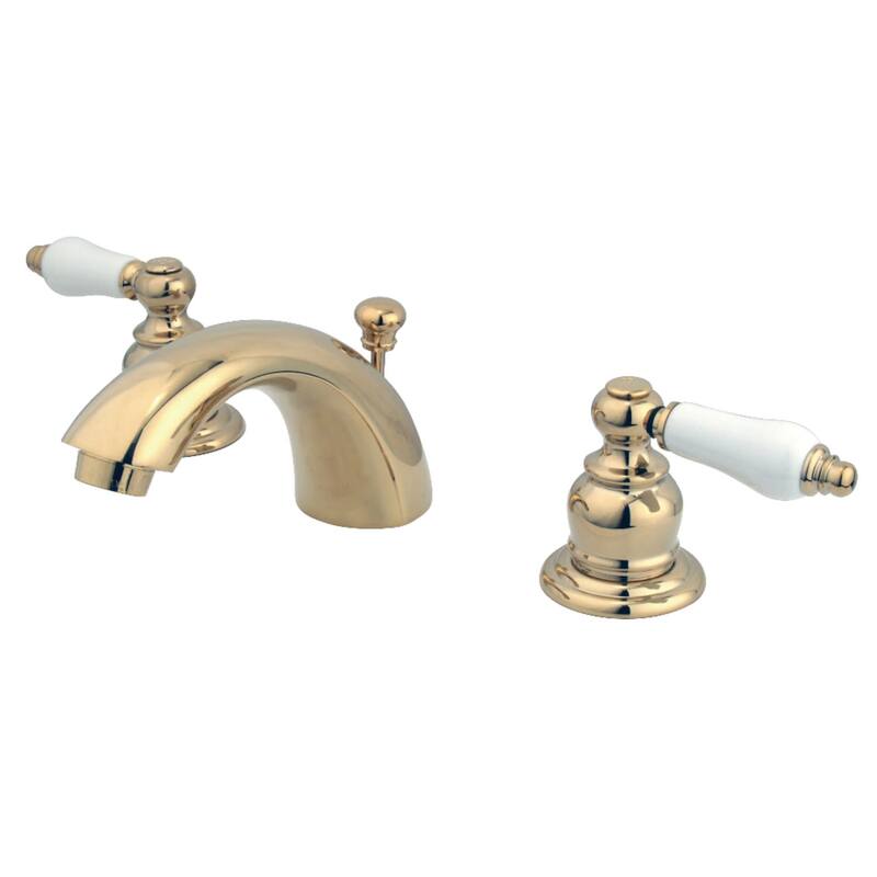 Kingston Brass Victorian 1.2 GPM Widespread Bathroom Faucet with - Polished Brass