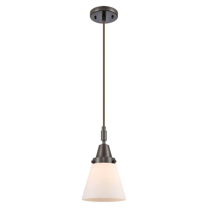 Innovations Lighting 447-1P-G61 Cone 6" Wide Mini Pendant with Matte