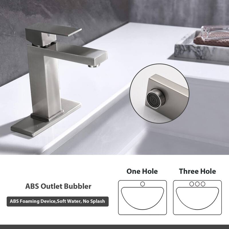Vanityfair Single Hole Single Handle Bathroom Faucet with Drain Assembly