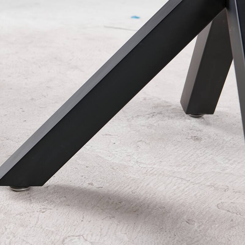 Round Mid-century Dining Table for 4-6 people With Pedestal Base