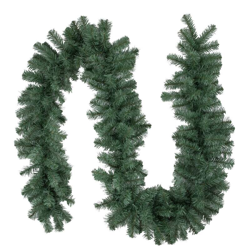 9' x 12" Colorado Blue Spruce Artificial Christmas Garland, Unlit