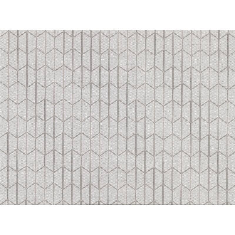 Gauntlet Light Grey Geometric Wallpaper