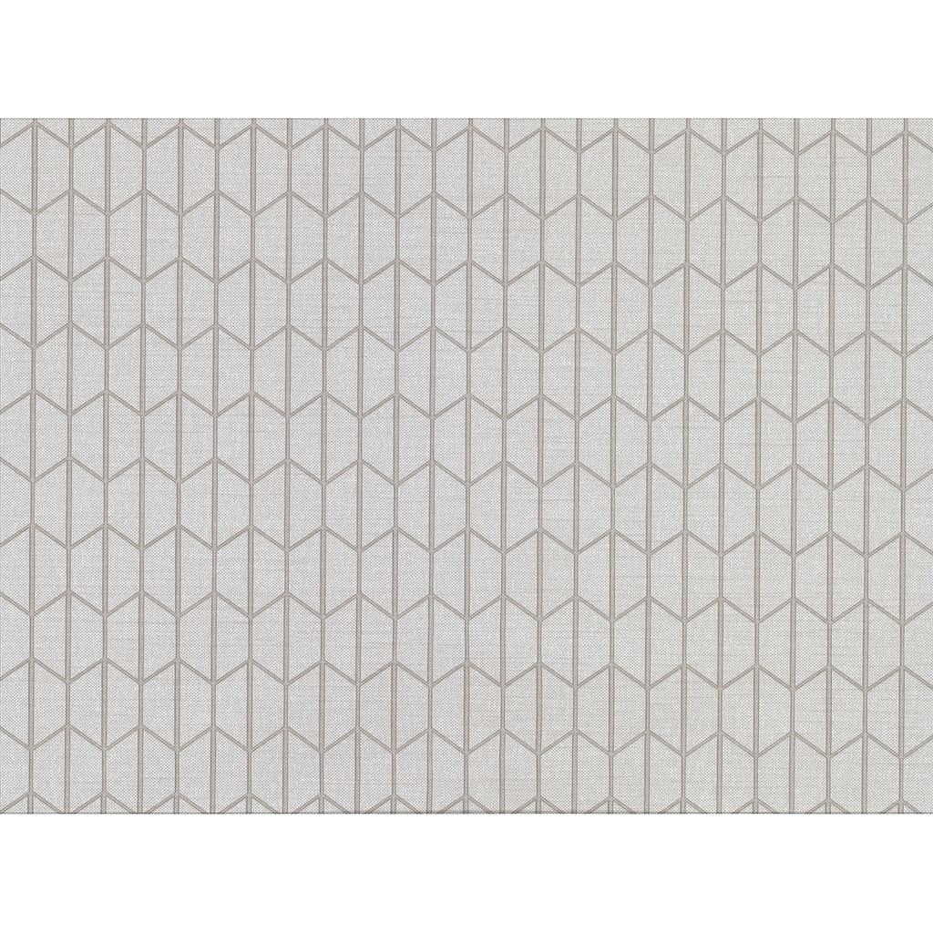 Gauntlet Light Grey Geometric Wallpaper