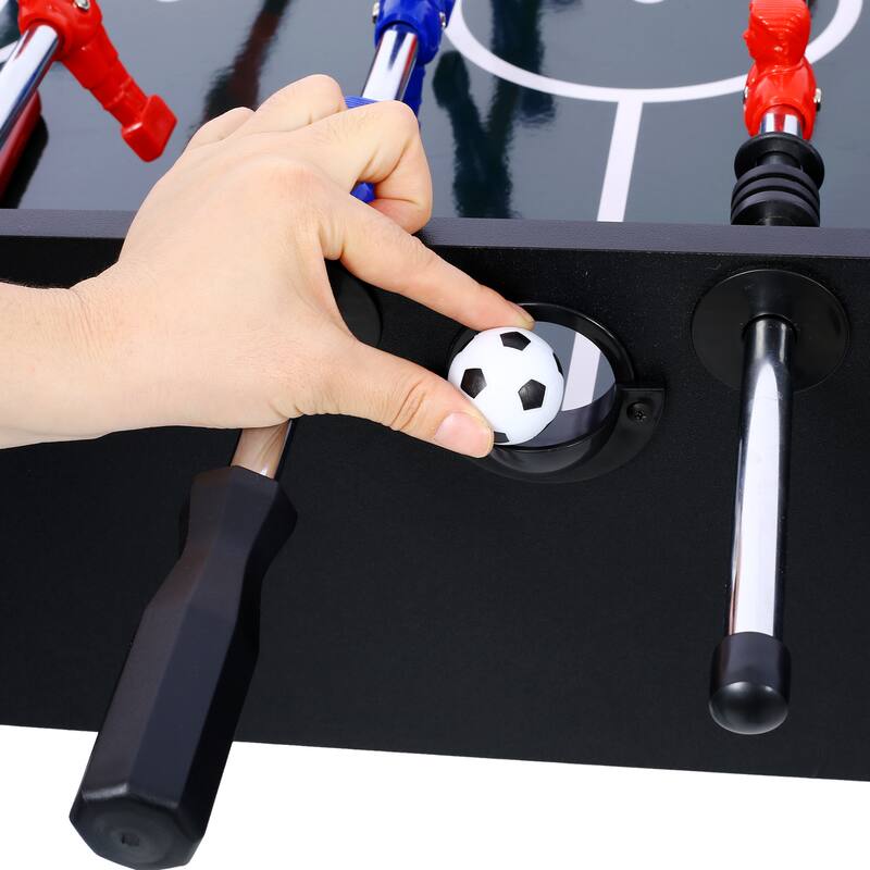 54"W Hurricane Foosball Table, Analog Scoring & Accessories