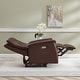 preview thumbnail 6 of 7, Hydeline Logan Power Headrest Top Grain Leather Recliner Chair