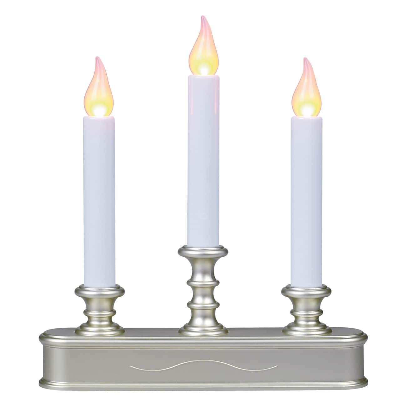 Celebrations FPC1230P Battery Operated Three Tier Candle Pewter