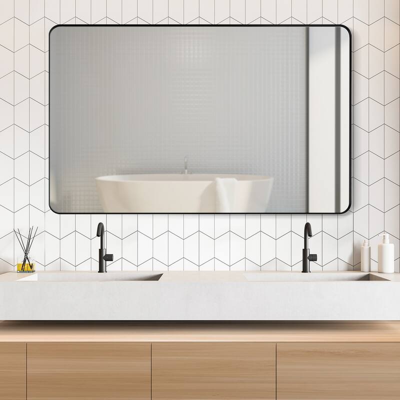 Altair Nettuno Bathroom/Vanity Aluminum Framed Wall Mirror