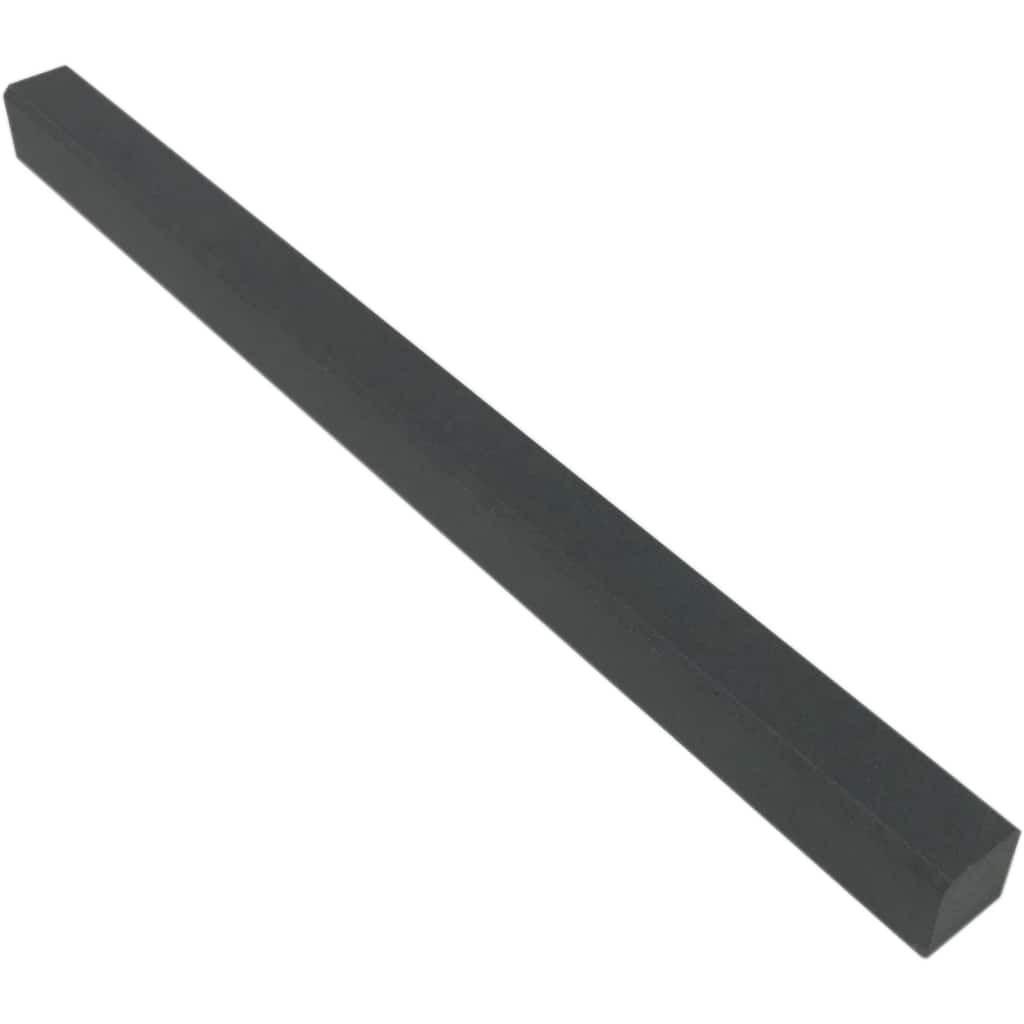 Vulcan Black 0.75" x 12" Square Honed Pencil Liner