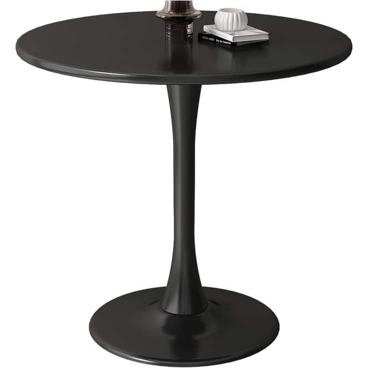 Modern Round Dining Table, 31.5" Kitchen Dining Room Furniture