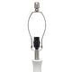 preview thumbnail 13 of 26, 26.25 in. Aqua Ceramic Tear Drop Shaped Table Lamp