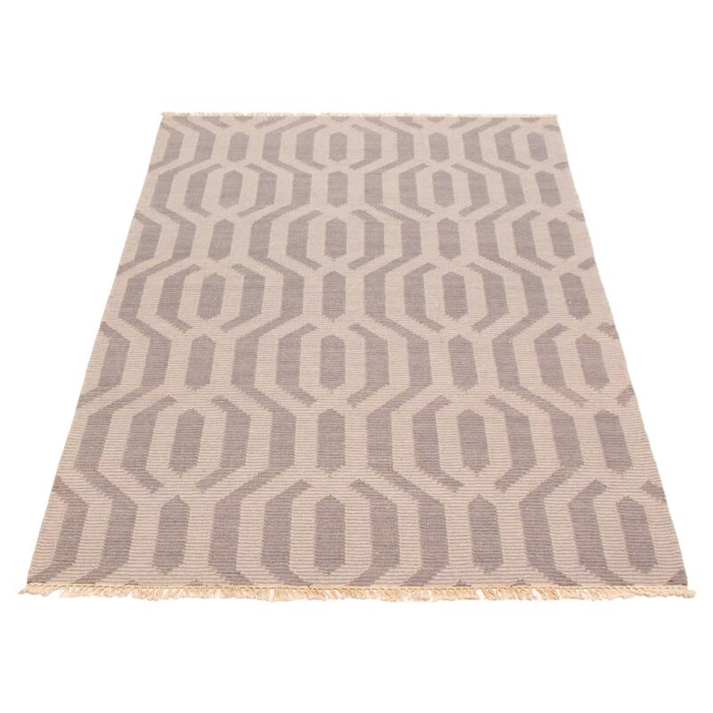 Ankara Grey Kilim 5'3" x 7'11" - 5'3 x 7'11