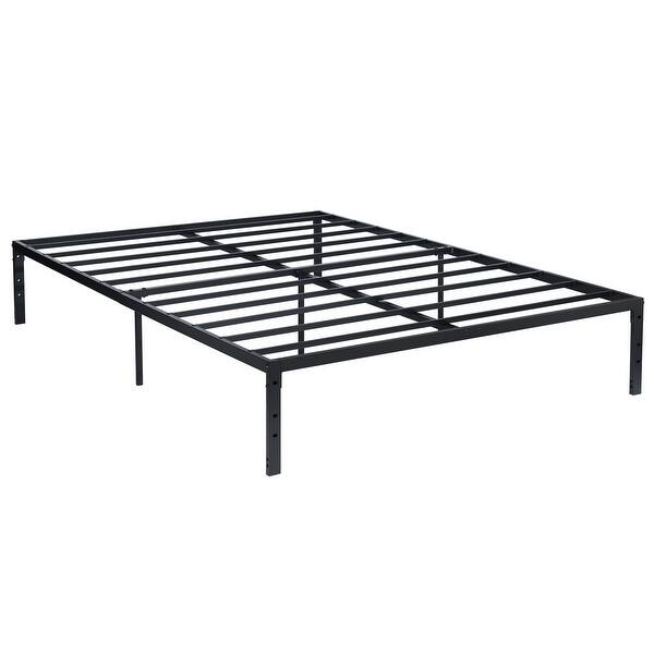 Noise Free Metal Open Bed Frame, Industrial Metal Structure Bedframe