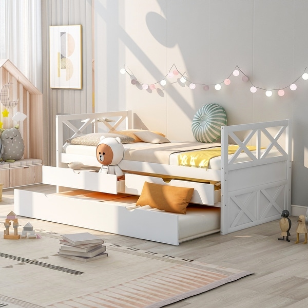Slide out twin online bed