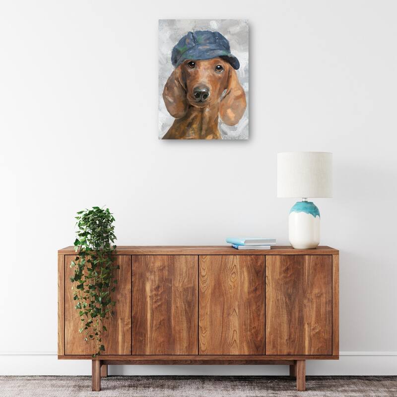 Hat Happy III By Studio Arts Canvas Art Print