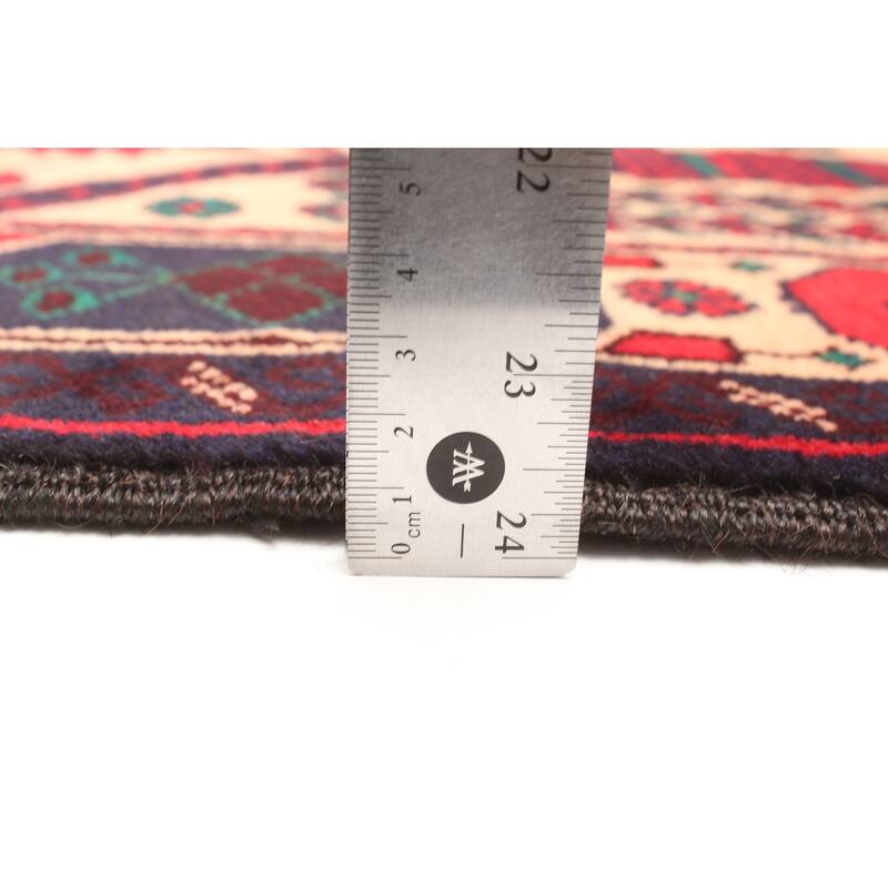 ECARPETGALLERY Hand-knotted Teimani Light Orange Wool Rug - 2'10 x 4'10